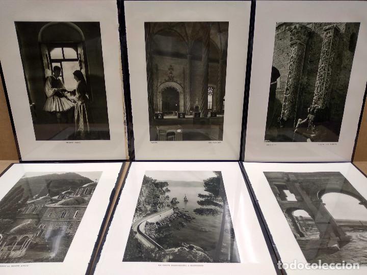 Art: 6 Planchas fotograbado de Il mediterraneo de Orio Vergani 1930