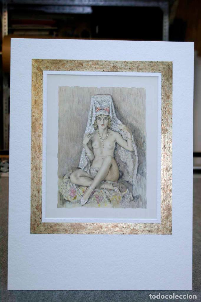 Art: LES BELLES QUE VOILA E. CHIMOT 1958 Montaje passepartout