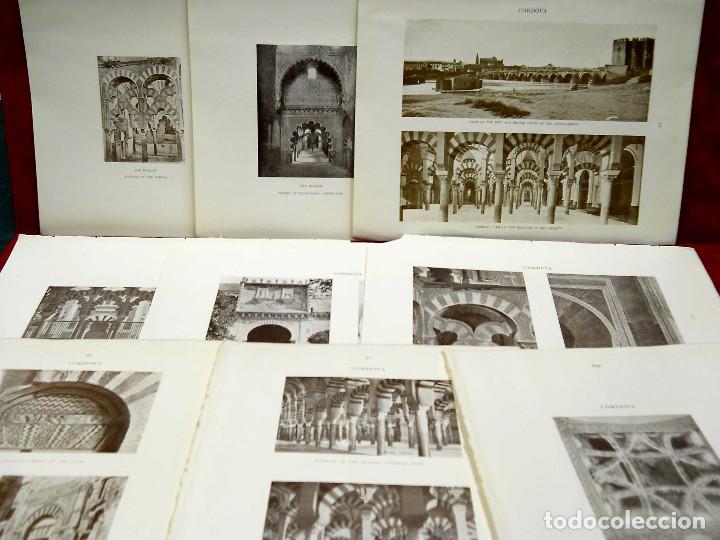 Kunst: Lote 9 fotos de Cordoba MOORISH REMAINS IN SPAIN CALVERT 1906