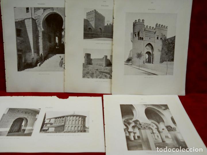 Arte: Lote 5 fotos de Toledo MOORISH REMAINS IN SPAIN CALVERT 1906