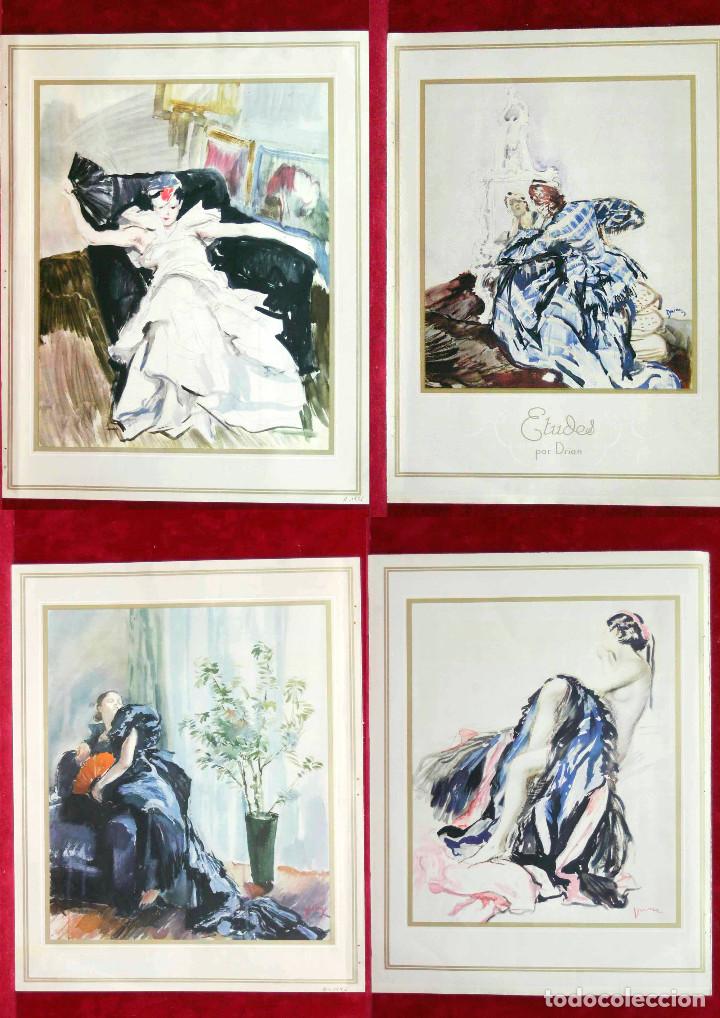 Arte: Etudes de Drian planchas Ilustracion Noel 1936