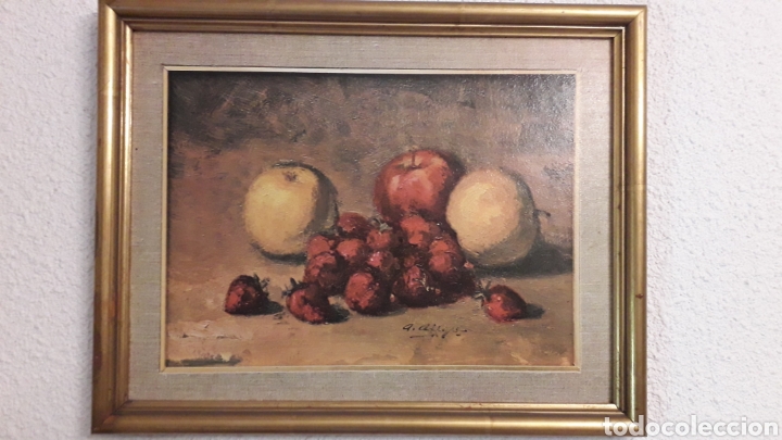 Arte: Bodeg&oacute;n enmarcado (l&aacute;mina) - Foto 1