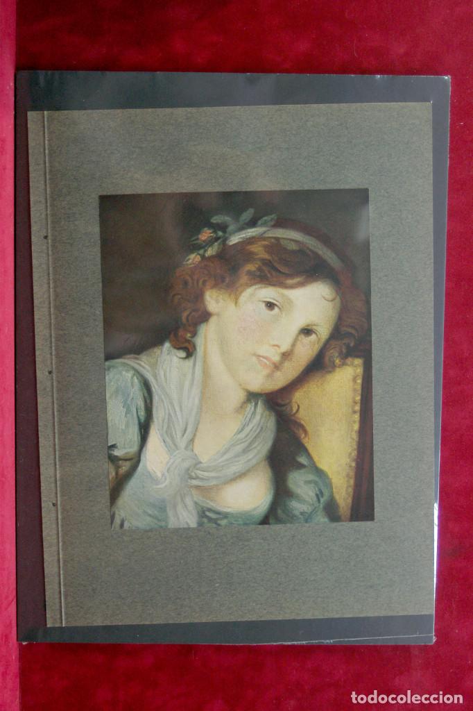 Art: Retrato de ni&ntilde;a de Greuze Die Galerien Europas Plancha a color