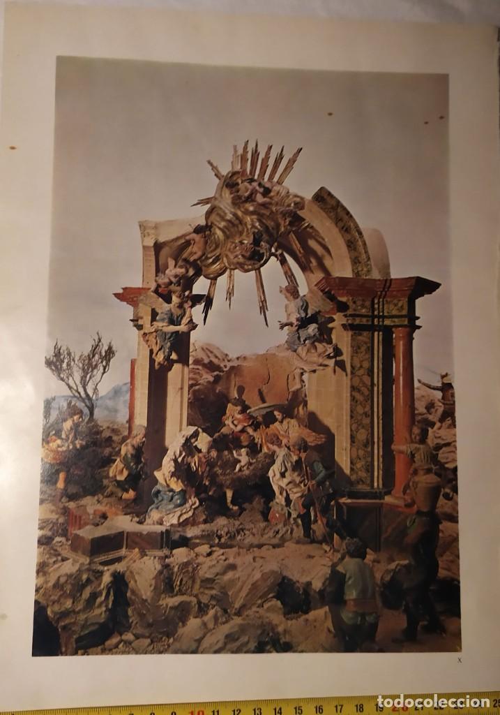 Arte: LAMINA COLOR SEMANA SANTA NACIMIENTO BELEN ESCULTURAS SALZILLO