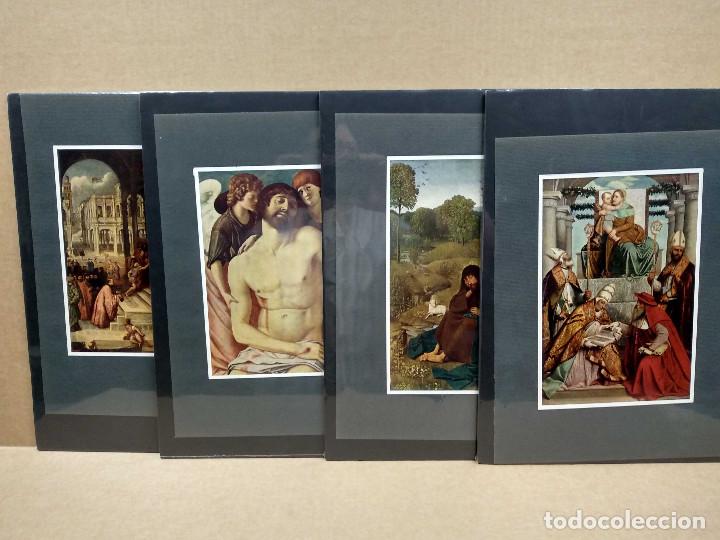 Art: 4 planchas a color motivos religiosos de DIE GALERIEN EUROPAS 1905-1915