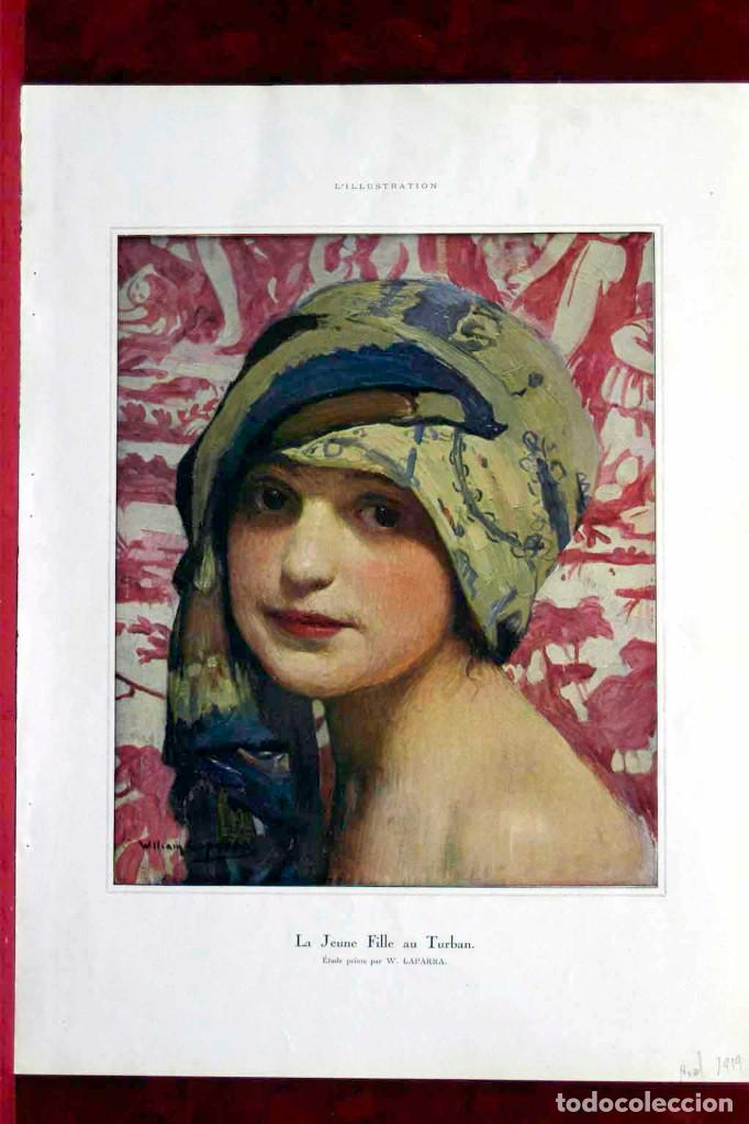 Art: La joven del turbante de W. Laparra, ILLUSTRATION Noel 1919