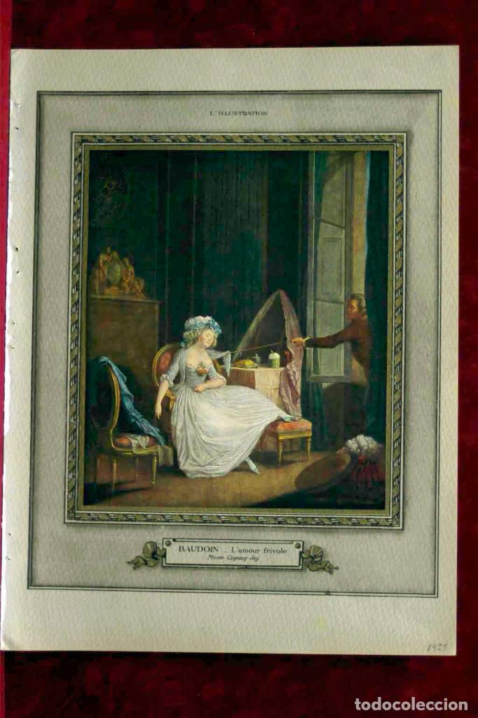 Art: El amor frivolo de Baudoin , ILLUSTRATION Noel 1929
