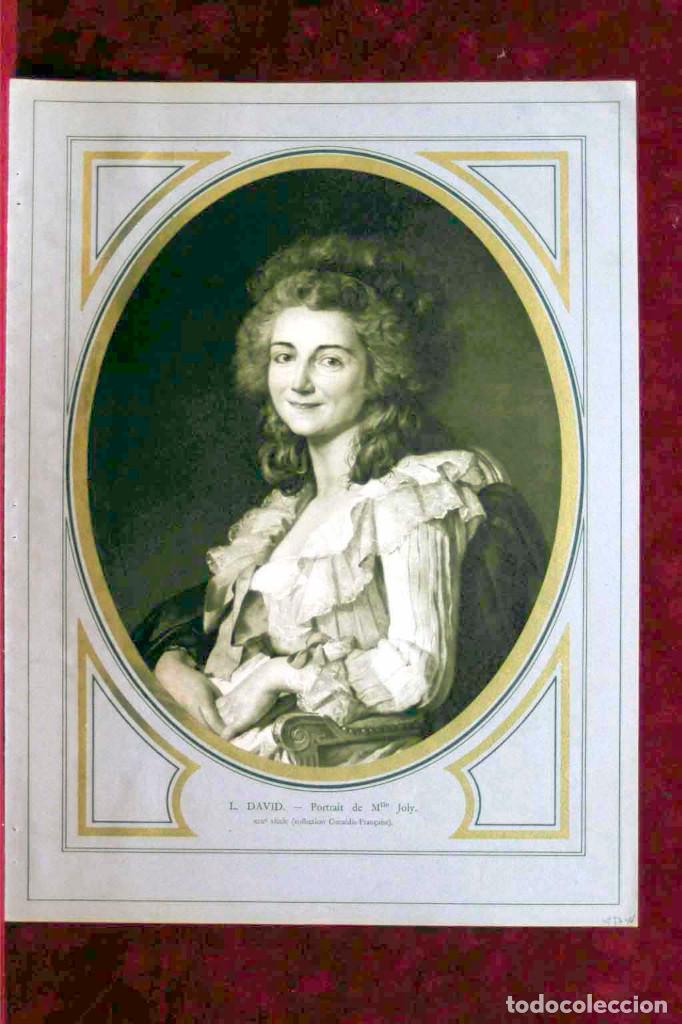 Art: Portrait de Mlle. Joly de David , ILLUSTRATION NOEL 1937