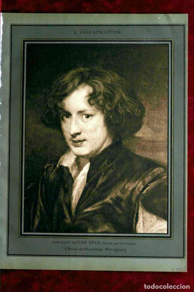 Art: Retrato de Van Dyck por el mismo, ILLUSTRATION 1921