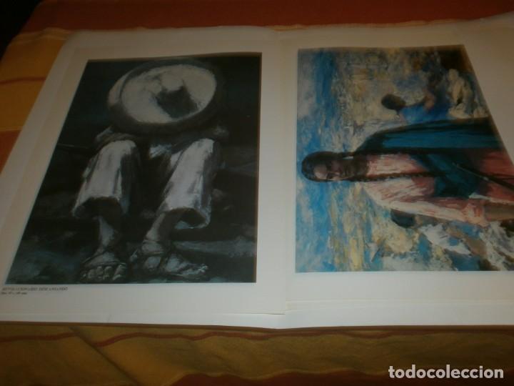 Arte: Retablo de la revoluci&oacute;n Mexicana Juan Bandera carpeta firmada y numerada 134/500 4 reproducciones