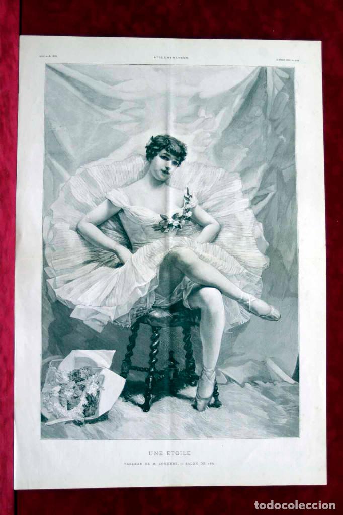 Arte: Una estrella de Comerre , plancha Illustration francaise 1882