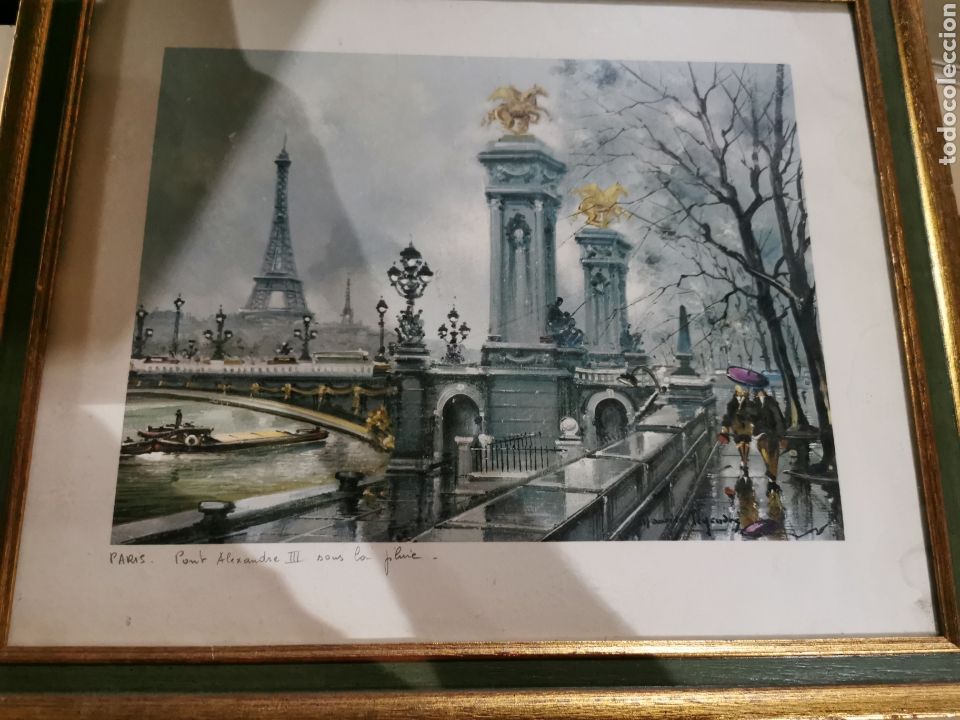 Arte: l&aacute;mina enmarcada Par&iacute;s - Foto 1