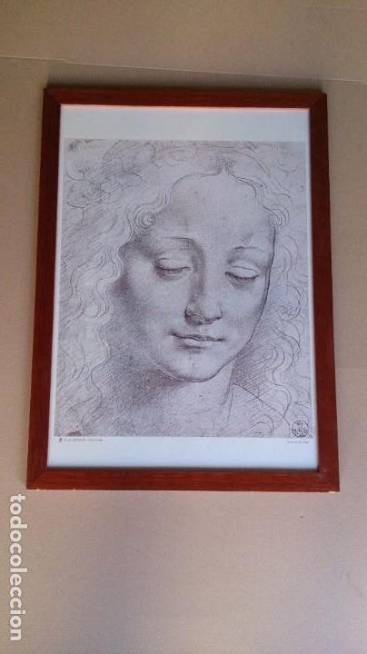 Arte: LAMINA ENMARCADA DE LENARDO DA VINCI - Foto 1