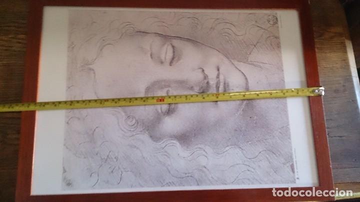 Arte: LAMINA ENMARCADA DE LENARDO DA VINCI - Foto 3