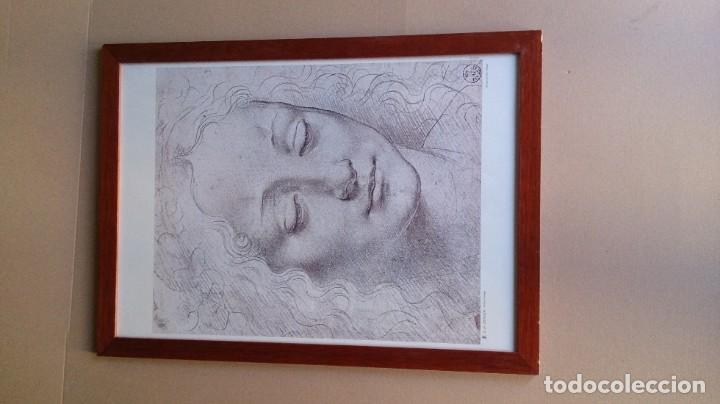Arte: LAMINA ENMARCADA DE LENARDO DA VINCI - Foto 15