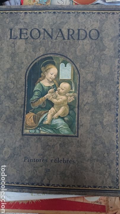Art: LIBRO DE LEONARDO DE VINCI 9 LAMINAS REPRODUCCIONES DE SUS OBRAS