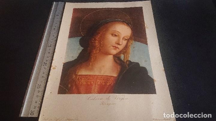 Art: ANTIGUA LAMINA - MUSEO DEL PRADO - VIRGEN - EDICIONES BARSAL , LEER DESCRIPCION