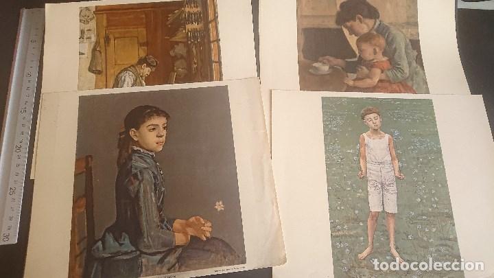 Art: LOTE DE 7 LAMINAS ANTIGUAS - FERDINAND HODLER , LEER DESCRIPCION