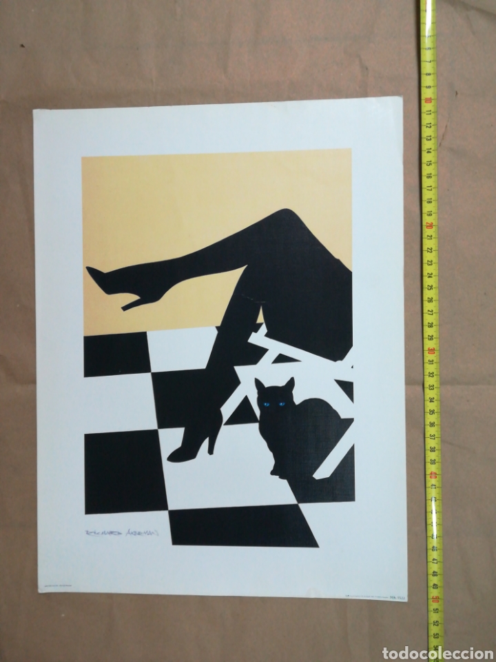Arte: Richard Akerman printed Sweden 1985 - Foto 1