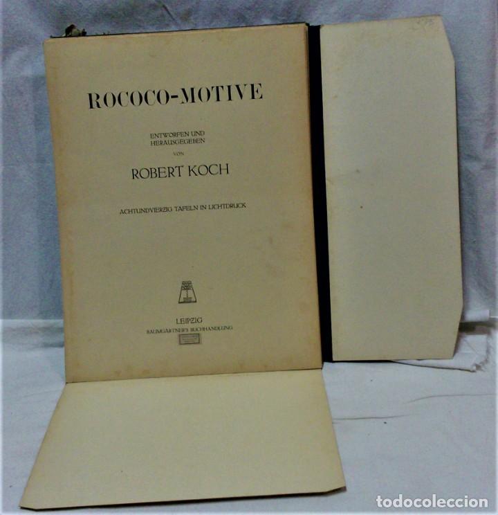 Art: ROCOCO-MOTIVE DE ROBERT KOCH.CARPETA CON 48 L&Aacute;MINAS M&Aacute;S UNA DE PRESENTACI&Oacute;N.LEIPZIG