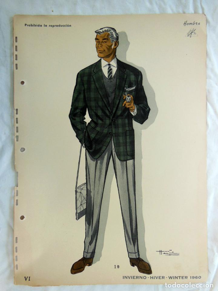 Art: Antiguo Figur&iacute;n Masculino : INVIERNO VI HOMBRE 1960. TTEMJIC. Pa&ntilde;er&iacute;as Raga, Valencia. Rocosa