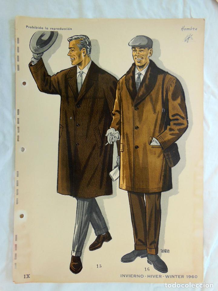 Art: Antiguo Figur&iacute;n Masculino : INVIERNO IX HOMBRE 1960. TUSELL RIBAS. Pa&ntilde;er&iacute;as Raga, Valencia. Rocosa