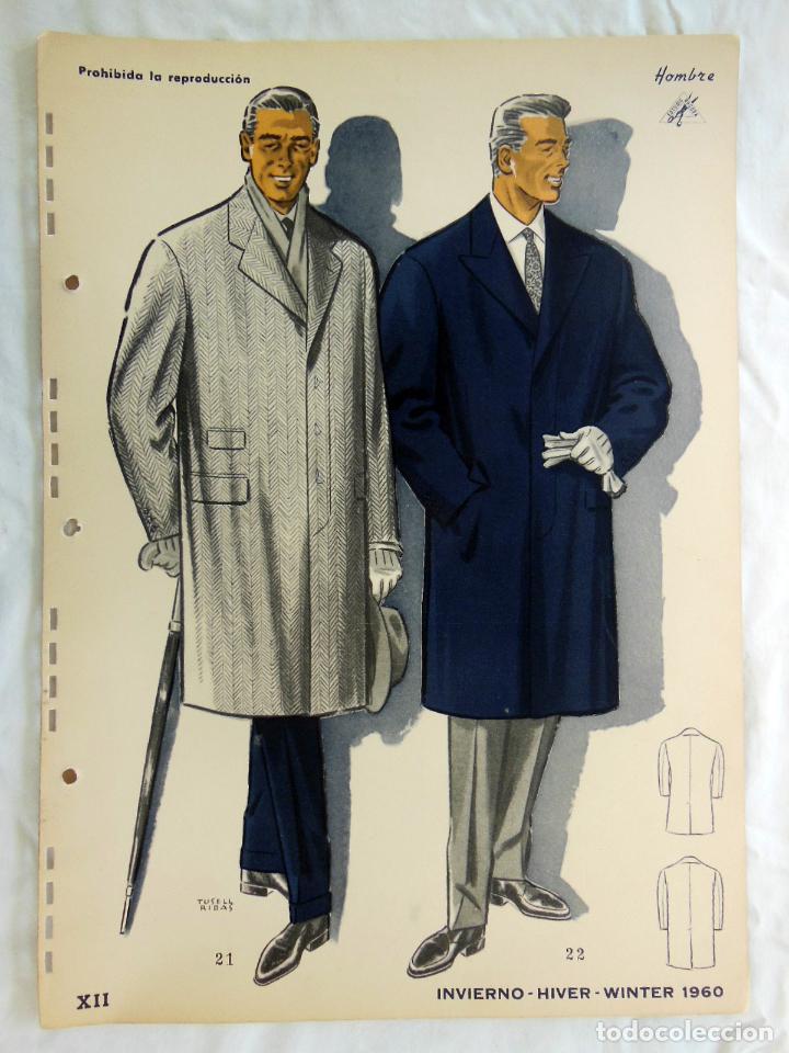 Art: Antiguo Figur&iacute;n Masculino : INVIERNO XI HOMBRE 1960. TUSELL RIBAS. Pa&ntilde;er&iacute;as Raga, Valencia. Rocosa