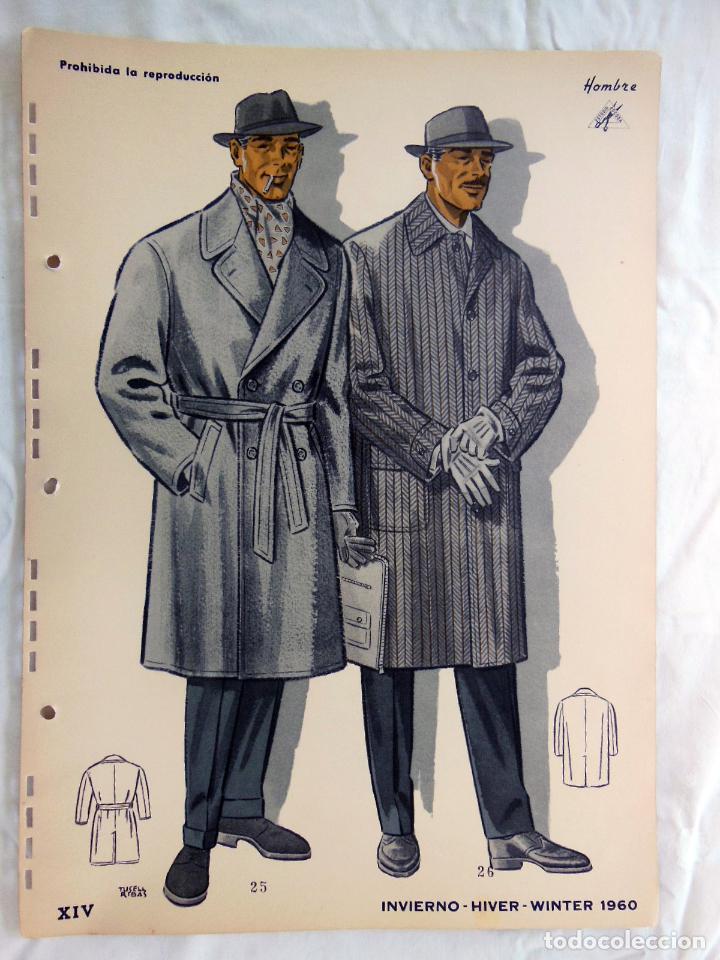Art: Antiguo Figur&iacute;n Masculino : INVIERNO XIV HOMBRE 1960. TUSELL RIBAS. Pa&ntilde;er&iacute;as Raga, Valencia. Rocosa