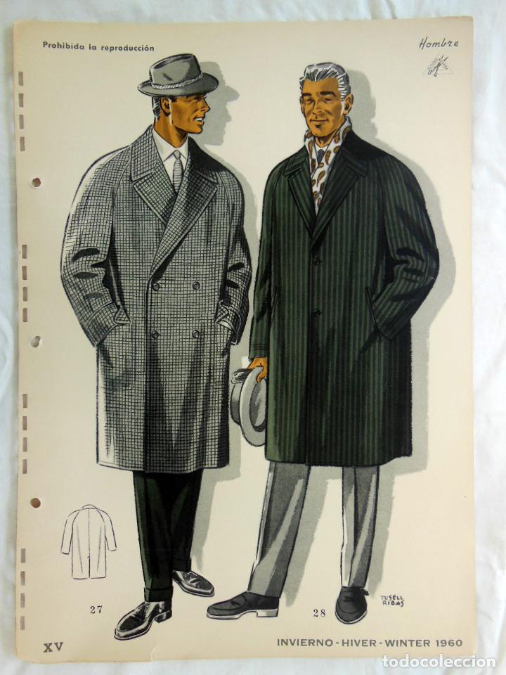 Art: Antiguo Figur&iacute;n Masculino : INVIERNO XV HOMBRE 1960. TUSELL RIBAS. Pa&ntilde;er&iacute;as Raga, Valencia. Rocosa