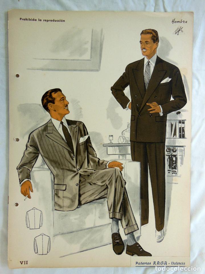Art: Antiguo Figur&iacute;n Masculino : INVIERNO VII HOMBRE 1960. Pa&ntilde;er&iacute;as Raga, Valencia. Rocosa
