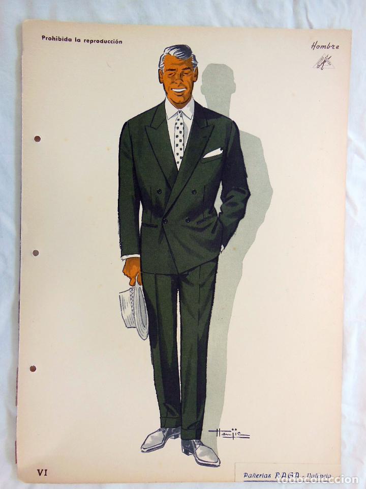 Art: Antiguo Figur&iacute;n Masculino : INVIERNO VI HOMBRE 1960. TTEMJIC Pa&ntilde;er&iacute;as Raga, Valencia. Rocosa