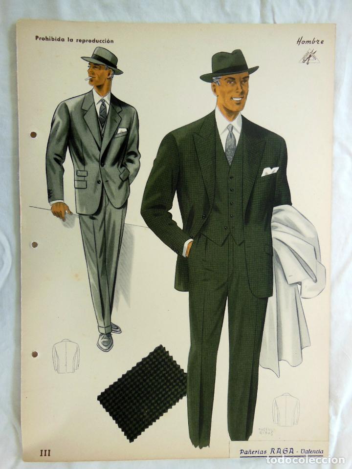 Art: Antiguo Figur&iacute;n Masculino : INVIERNO III HOMBRE 1960. TUSELL RIBAS Pa&ntilde;er&iacute;as Raga, Valencia. Rocosa