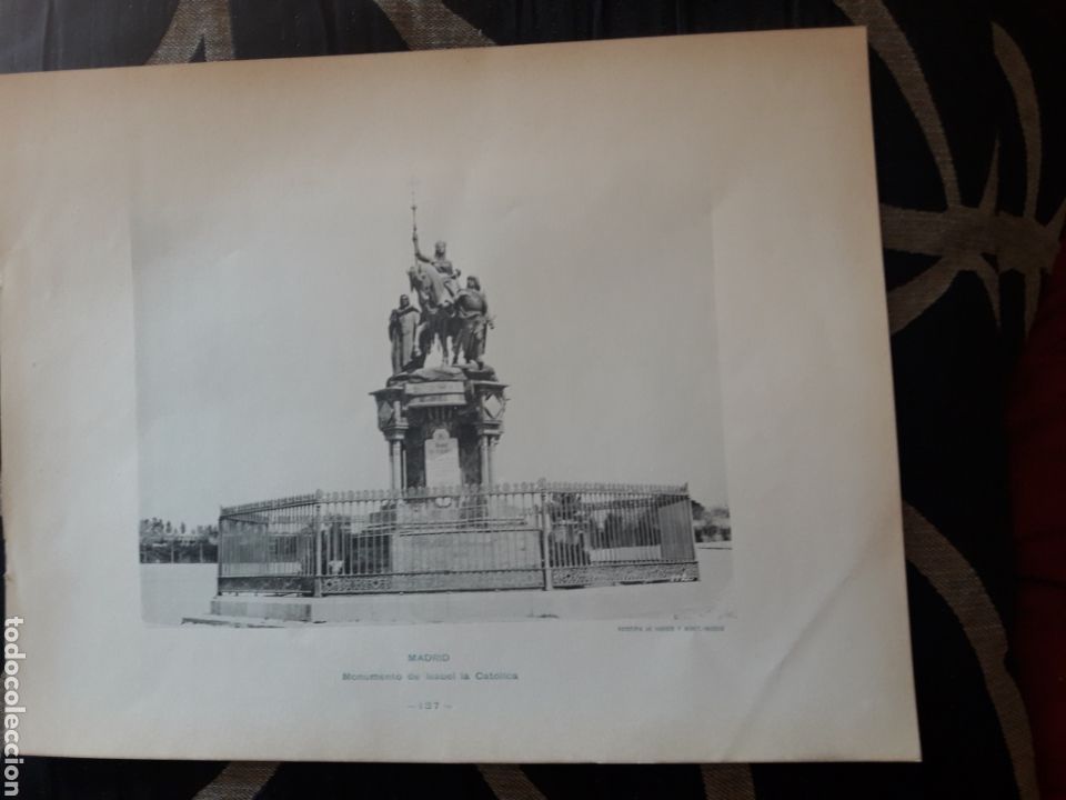 Arte: Madrid Monumento de Isabel la Cat&oacute;lica - Foto 1