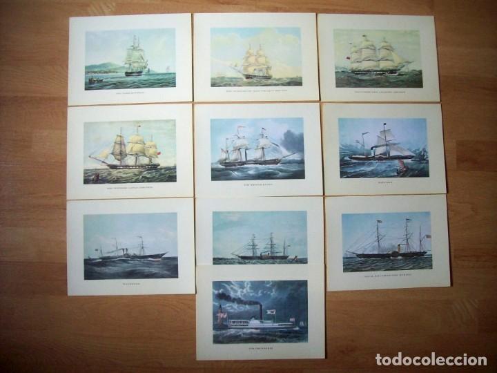 Arte: DIEZ LAMINAS ANTIGUAS DE BARCOS - Foto 1