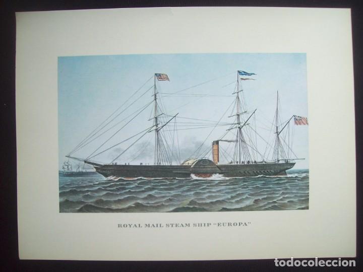 Arte: DIEZ LAMINAS ANTIGUAS DE BARCOS - Foto 10