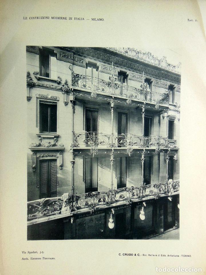 Art: VIA SPADARI, 3 - 5. LE COSTRUZIONI MODERNE IN ITALIA Tav 2 (Arquitectura Moderna en Italia)PIROVANO