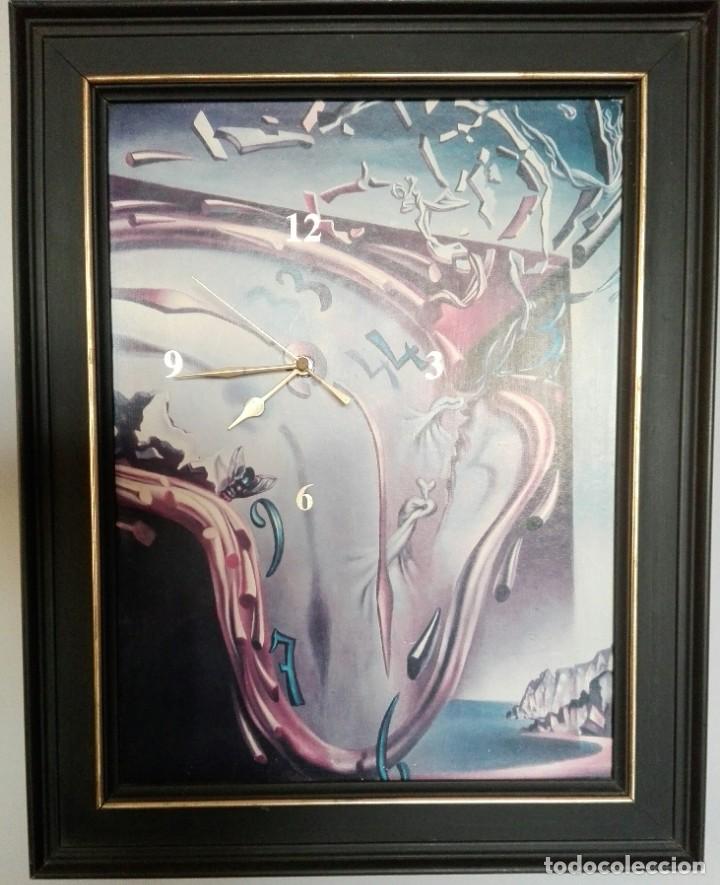 pintura del reloj de dali