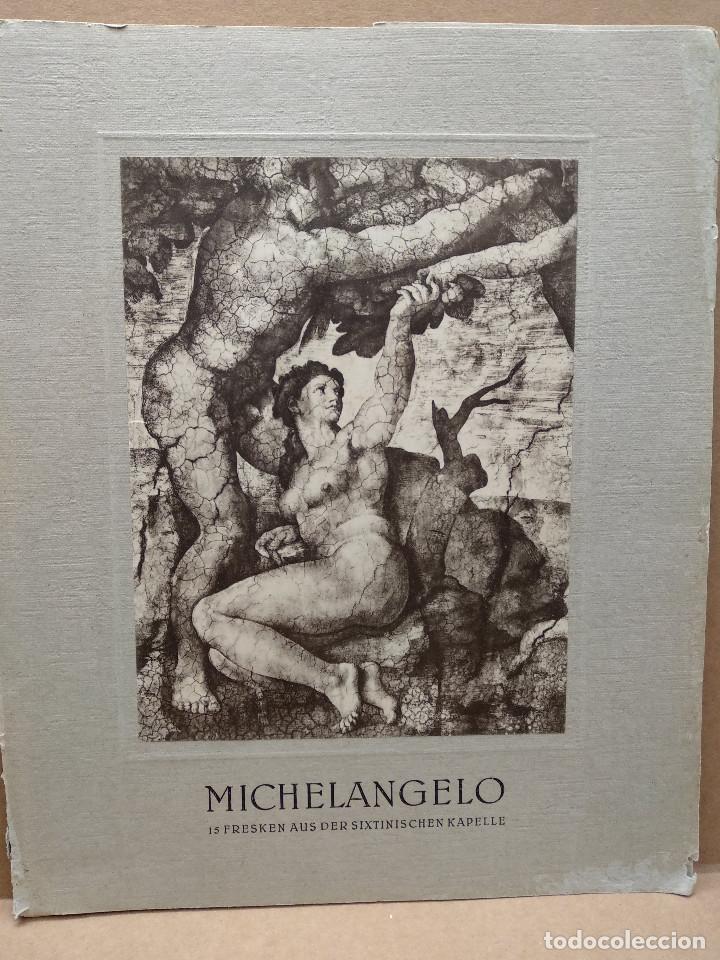 Art: Michelangelo 15 Fresken aus der Sixtinischen Kapelle edicion 1948