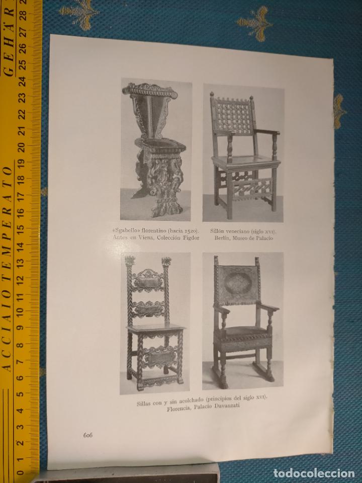 Arte: a&ntilde;o 1935 - SILLAS DE PALACIO - Foto 1