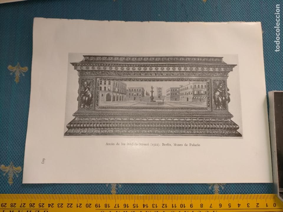 Arte: a&ntilde;o 1935 - ARCON DE LOS MEDICIS STROZZI - Foto 1