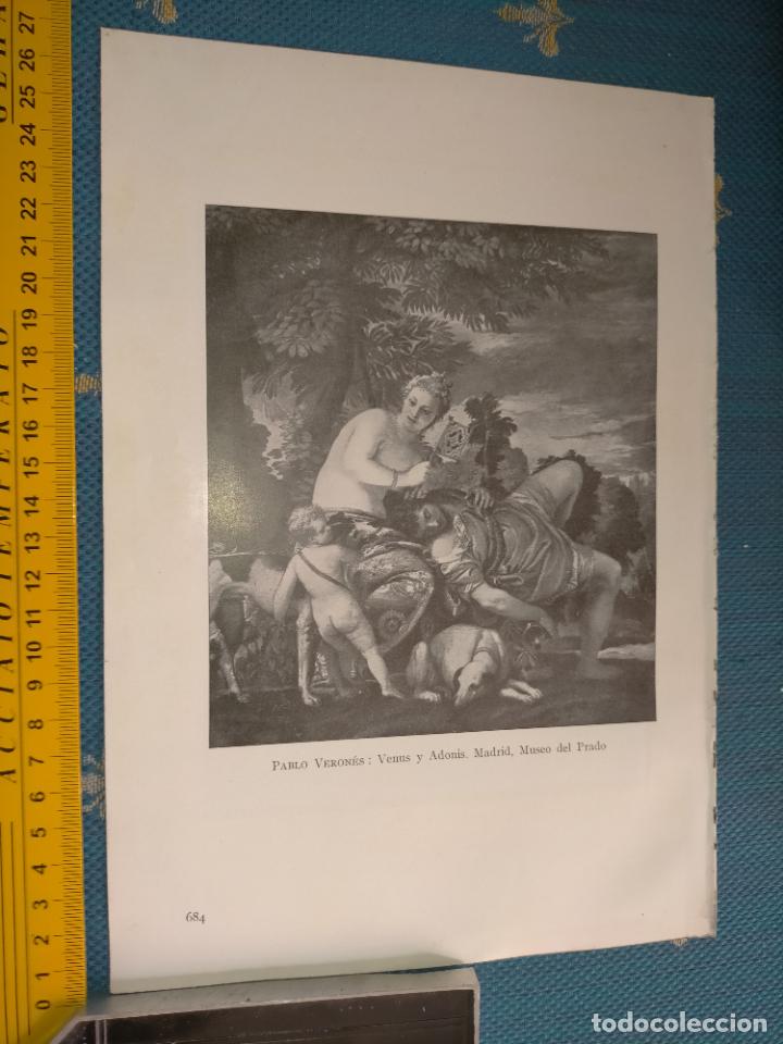 Arte: a&ntilde;o 1935 - RELIGIOSO - VENUS Y ADONIS - Foto 1