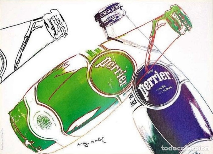 Arte: P&oacute;ster Perrier Andy Warhol - 1983 - Francia