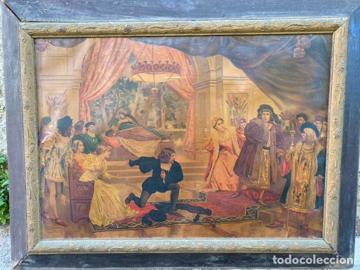 Art: ANTIGUA L&Aacute;MINA ENMARCADA 88x67,5cm