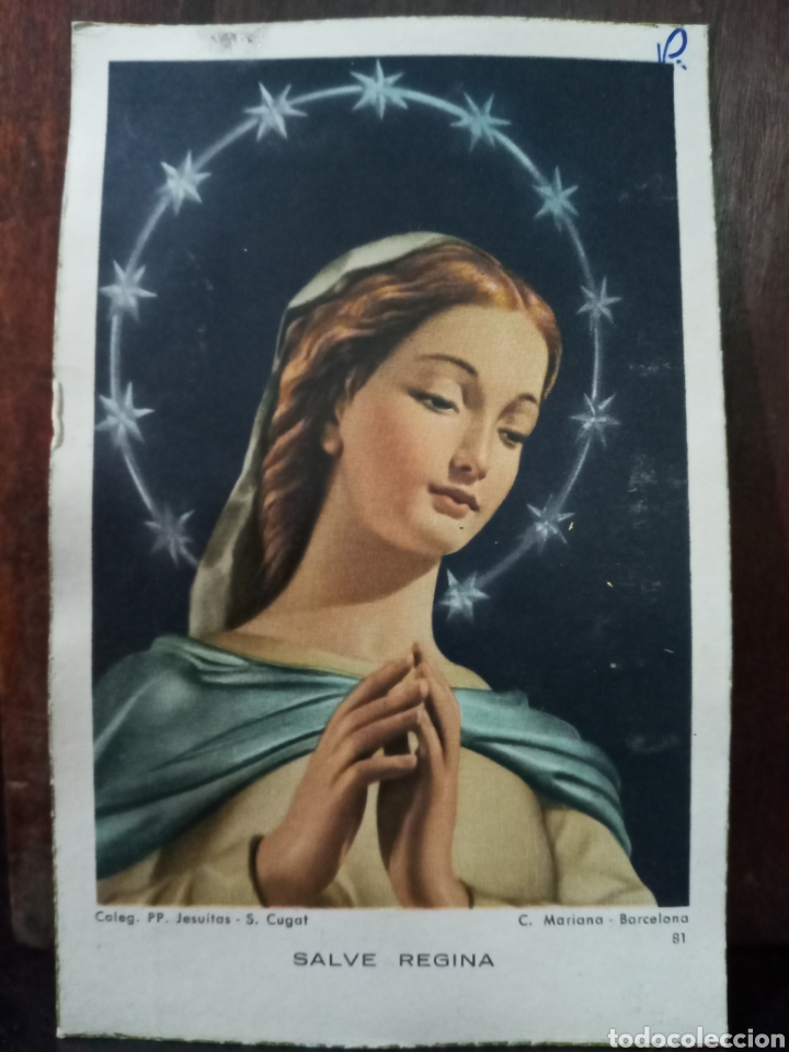 Kunst: SALVE REGINA.Colegio PP. Jesuitas -San Cugat.