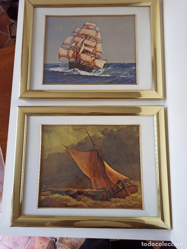 Arte: Pareja de cuadros de barcos - Foto 1