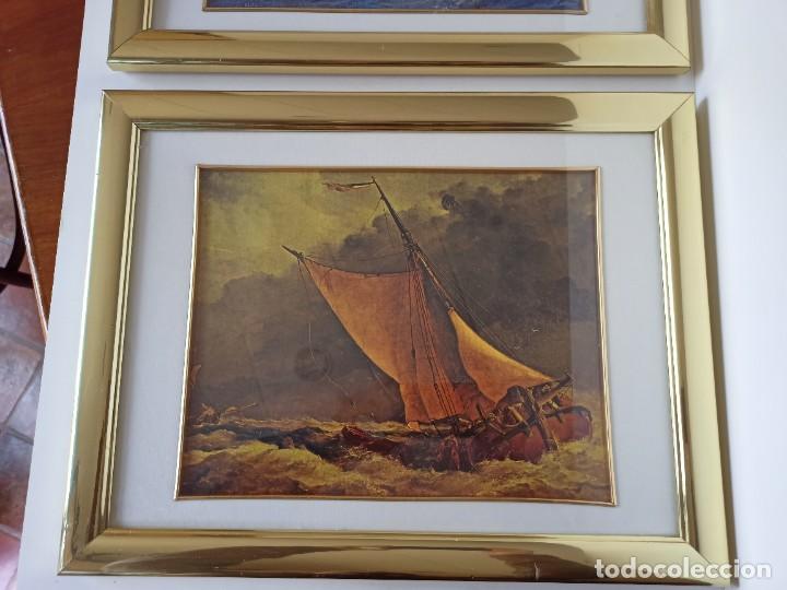 Arte: Pareja de cuadros de barcos - Foto 2