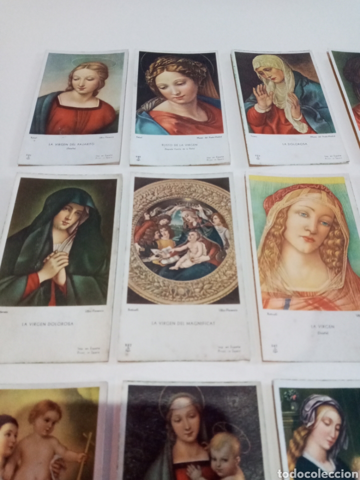 Arte: LOTE 15 ESTAMPAS RELIGIOSAS - Foto 2
