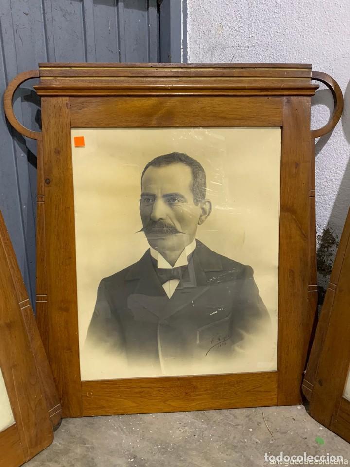 Art: N750 ANTIGUO RETRATO ELEGANTE SE&Ntilde;OR