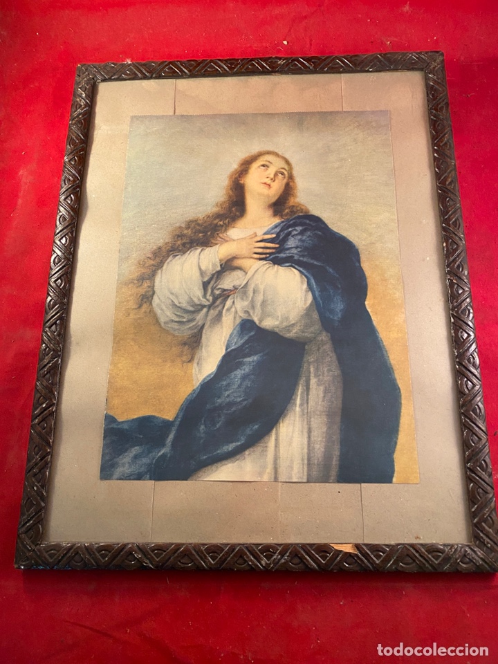 Arte: Antigua l&aacute;mina enmarcada - Foto 1