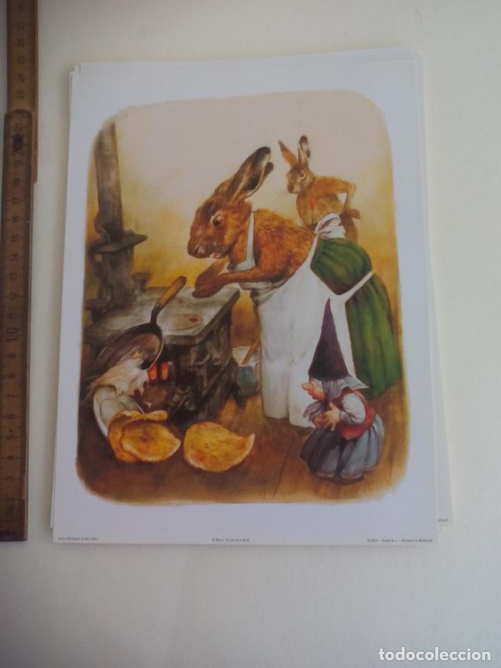 Arte: LAMINA INFANTIL. 24 X 18 CM GNOMOS SALUS-HOLLAND 10 RI 3003 ILLUSTRATOR RIEN POORVLIET-KOK. A&Ntilde;OS 80